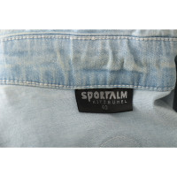 Sportalm Giacca/Cappotto in Cotone in Blu