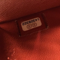 Chanel "Flap Bag Mini Square" in Rood