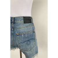 R 13 Shorts Cotton in Blue