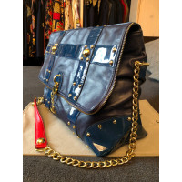 Jc De Castelbajac Handbag Leather in Blue