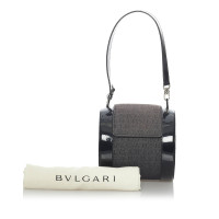 Bulgari Handtasche aus Jeansstoff in Schwarz