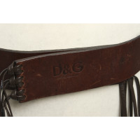 Dolce & Gabbana Ceinture en Cuir en Marron