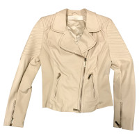 Elisabetta Franchi Leather jacket with inserts