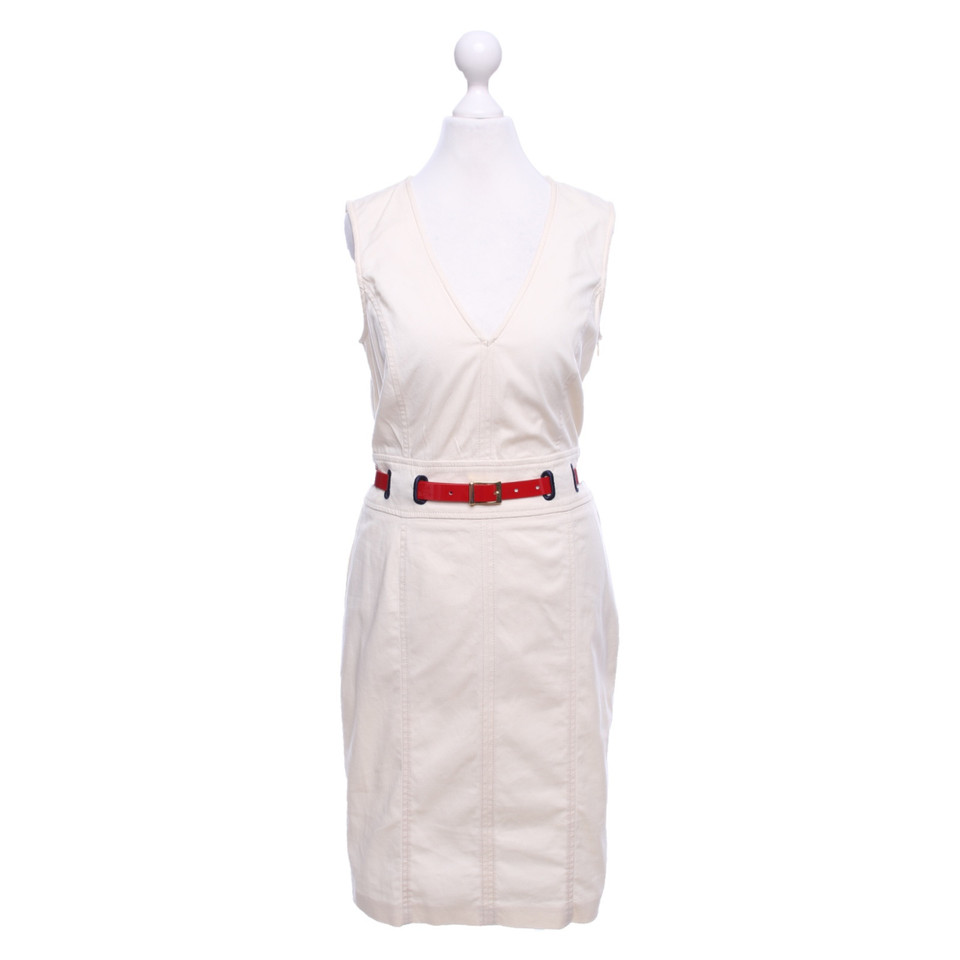 Moschino Love Kleid aus Baumwolle in Creme