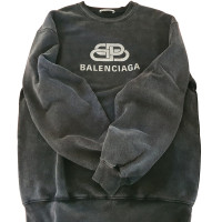 Balenciaga Jumpsuit aus Baumwolle in Grau