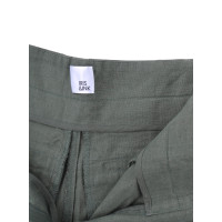 Iris & Ink Shorts Linen in Khaki