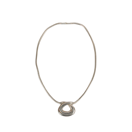 Hermès Necklace Silver in Silvery
