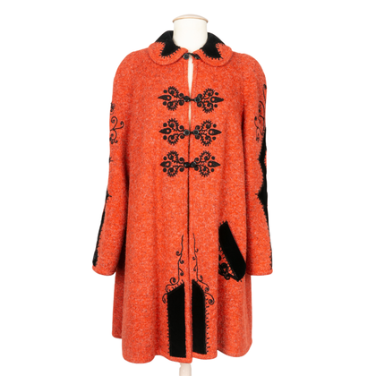 Christian Lacroix Jacket/Coat Wool in Orange
