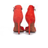 Givenchy Sandals Suede in Red