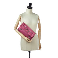 Balenciaga Clutch Leer in Roze