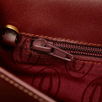 Cartier Handtasche aus Leder in Rot