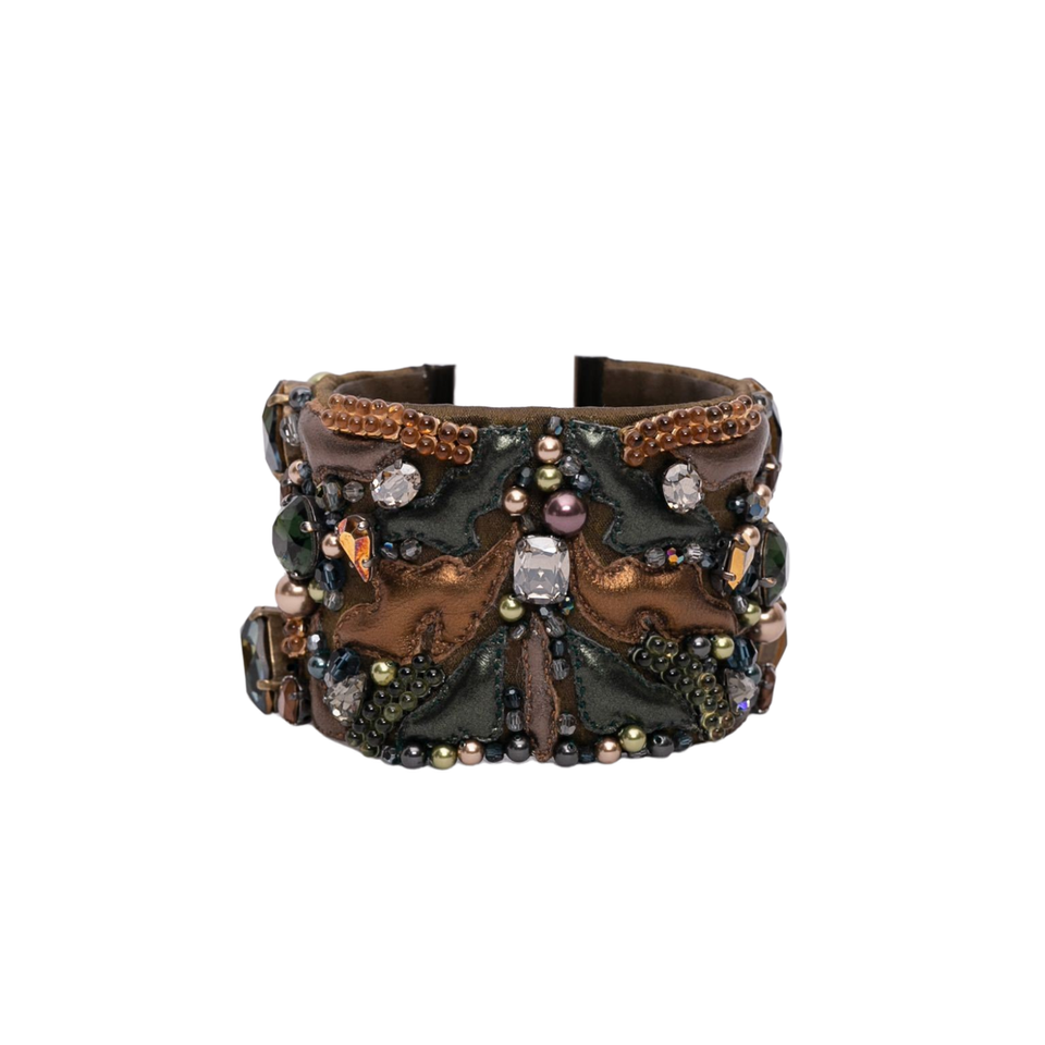 Swarovski Bracelet/Wristband Leather in Brown