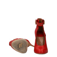 Laurence Dacade Pumps/Peeptoes aus Leder in Rot
