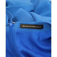 Balenciaga Dress Silk in Blue