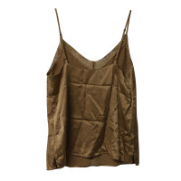 Anine Bing Top Silk in Brown