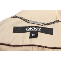 Dkny Jacke/Mantel aus Baumwolle in Beige