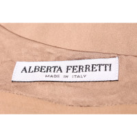 Alberta Ferretti Vestito in Seta in Marrone