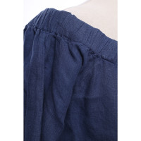 0039 Italy Top Linen in Blue