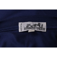 Hermès Oberteil aus Baumwolle in Blau
