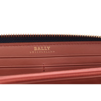 Bally Täschchen/Portemonnaie aus Leder in Blau