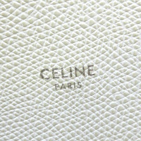 Céline Cabas Bag aus Leder in Weiß