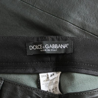 Dolce & Gabbana pantaloni di pelle
