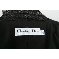 Christian Dior Giacca/Cappotto in Cotone in Nero