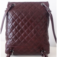 Chanel Backpack Leather in Bordeaux