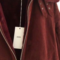 Closed Leather jacket in Bordeaux
