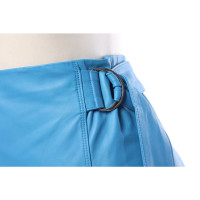 Tibi Skirt Leather in Blue