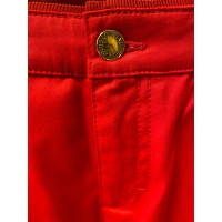 Louis Vuitton Trousers Cotton in Red