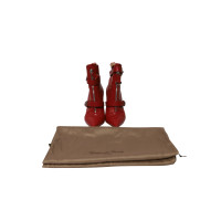 Gianvito Rossi Stiefeletten aus Leder in Rot