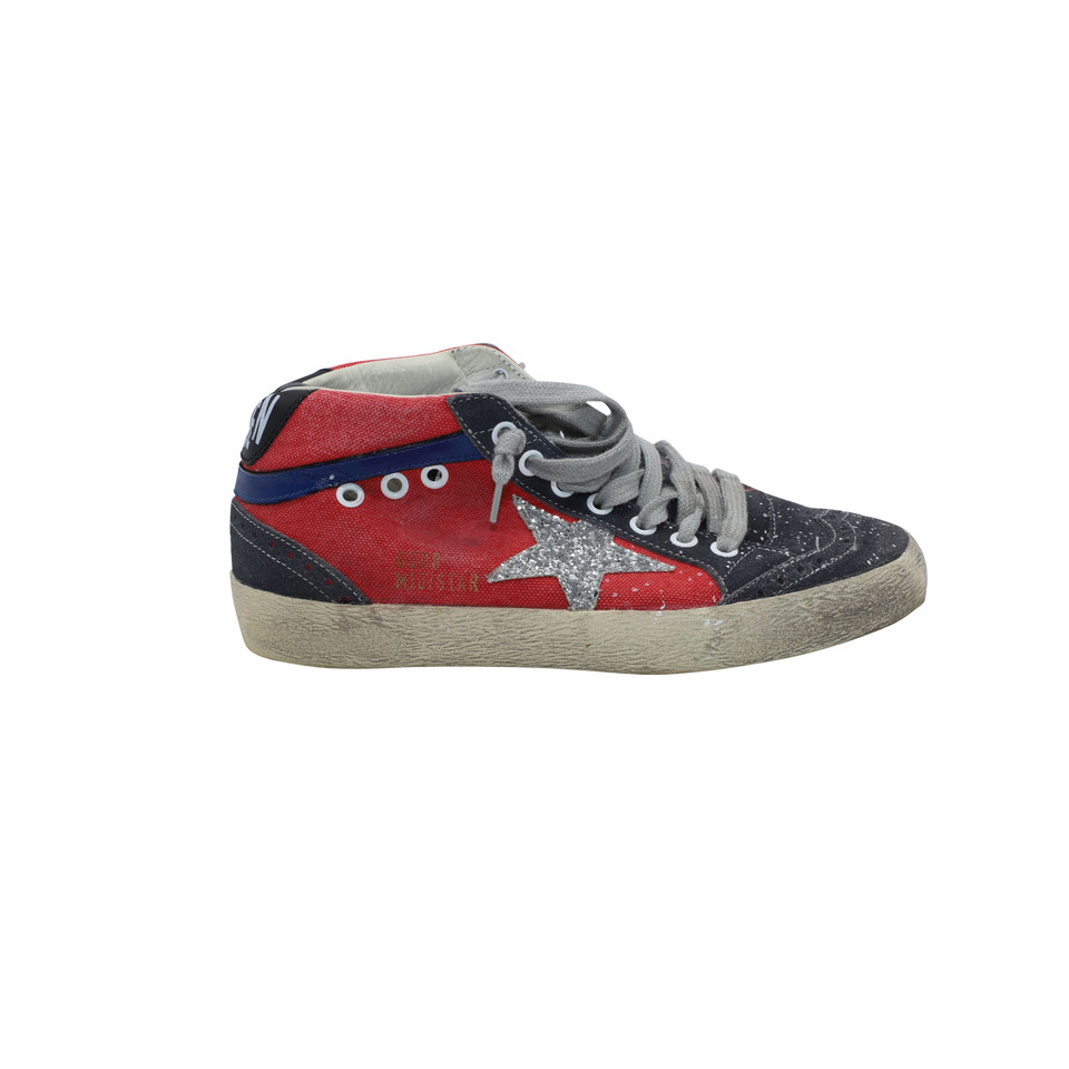 Golden Goose Sneaker in Pelle in Rosso