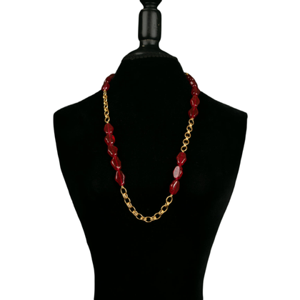 Chanel Necklace in Red