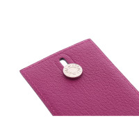 Hermès Accessoire aus Leder in Violett