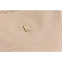 Aigner Handbag Leather in Cream