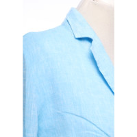 0039 Italy Blazer Linen in Turquoise