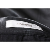 Humanoid Hose aus Leder in Schwarz