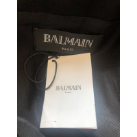 Balmain Jacke/Mantel aus Viskose in Schwarz