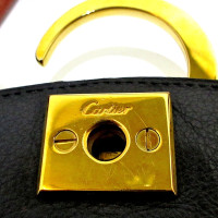 Cartier Umhängetasche aus Leder in Braun