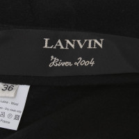 Lanvin Zwarte wollen rok