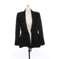 Mugler Blazer aus Baumwolle in Schwarz