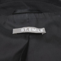 St. Emile Blazer aus Wolle in Schwarz