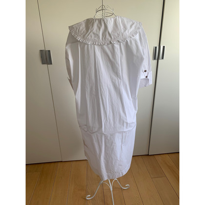 Ganni Dress Cotton in White
