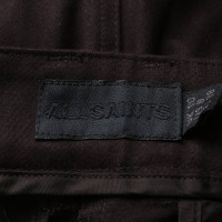 All Saints Trousers Cotton in Brown