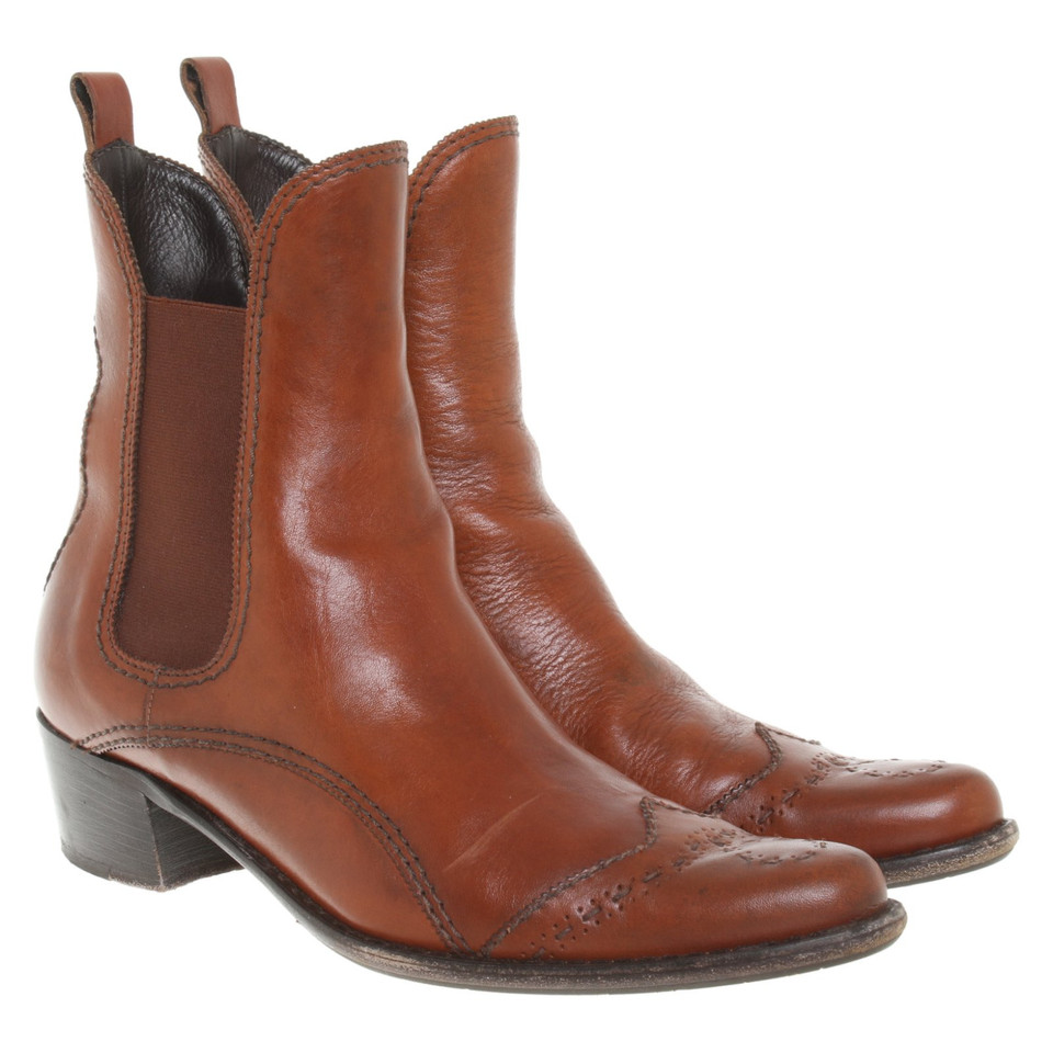 Henry Beguelin Ankle boots Leather in Brown