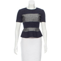 Bcbg Max Azria Top en Coton en Bleu