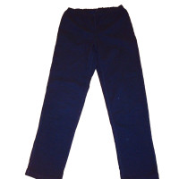 Issey Miyake Trousers Cotton in Blue