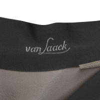 Van Laack camicetta di seta di colore grigio