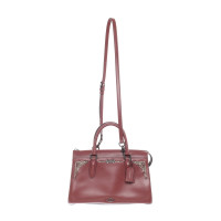 Coach Handbag Leather in Bordeaux